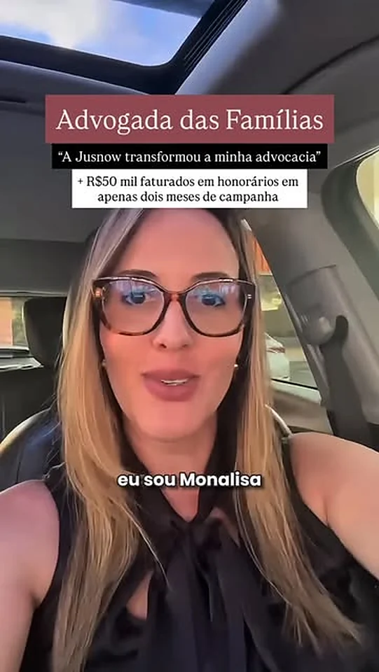 Monalisa, advogada das famílias, em depoimento em vídeo